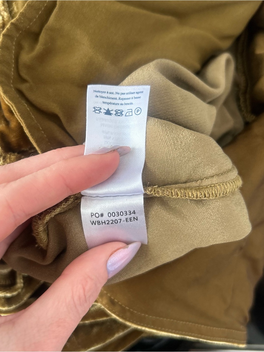 Faherty Green Velvet Overalls Jumpsuit - Picture 9 of 9